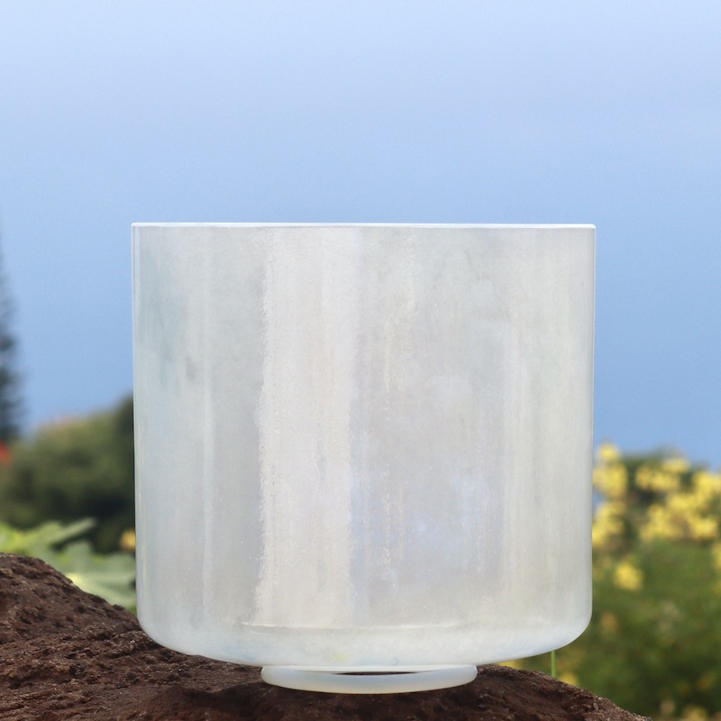 9" G#-5 Citrine, Kyanite, Palladium - Frosted (inside) - Image 2