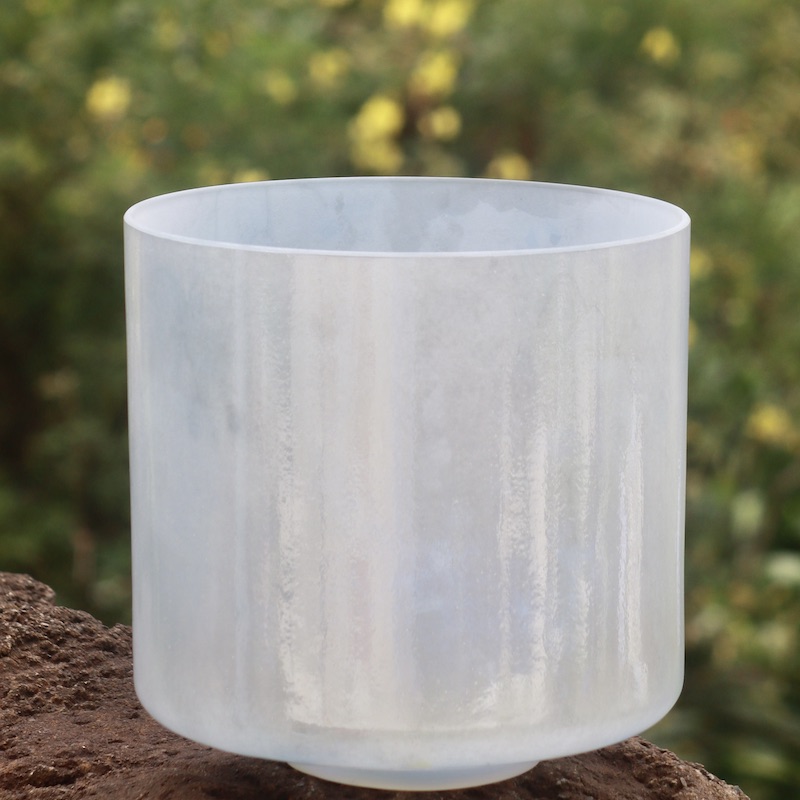 9" G#-5 Citrine, Kyanite, Palladium - Frosted (inside) - Image 3
