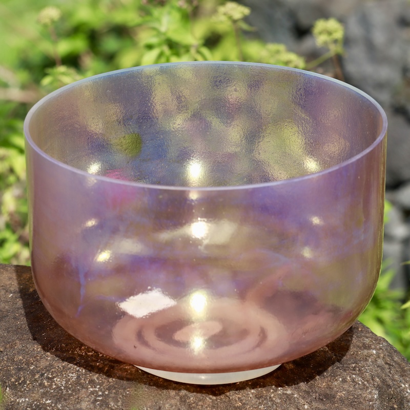 10" G-40 Citrine Pink Aura Gold (Inside)